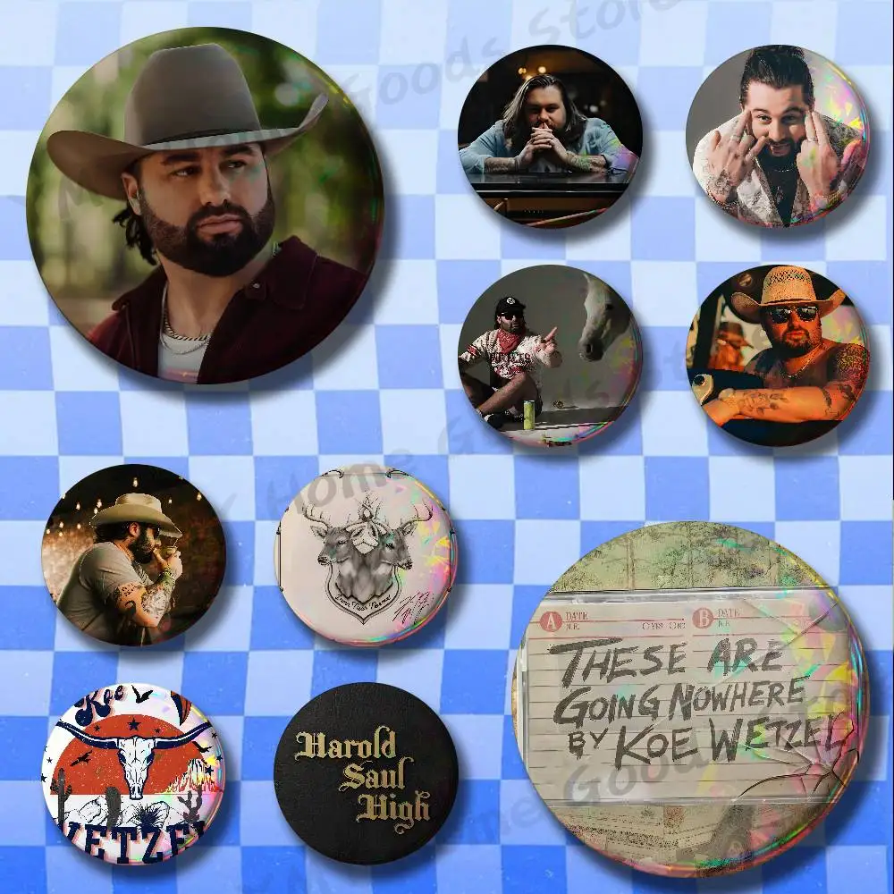 Singer K-Koe Wetzel Badges Cartoon Character Pins Brooch for Bag Shoes Decoration Jewelry Gifts