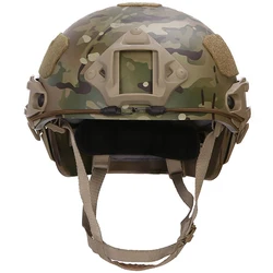 Emersongear Fast Helmet AF Style Tactical Helmet W Shroud Head Protective Gear Headwear Airsoft Outdoor Sports Hunting Cycling