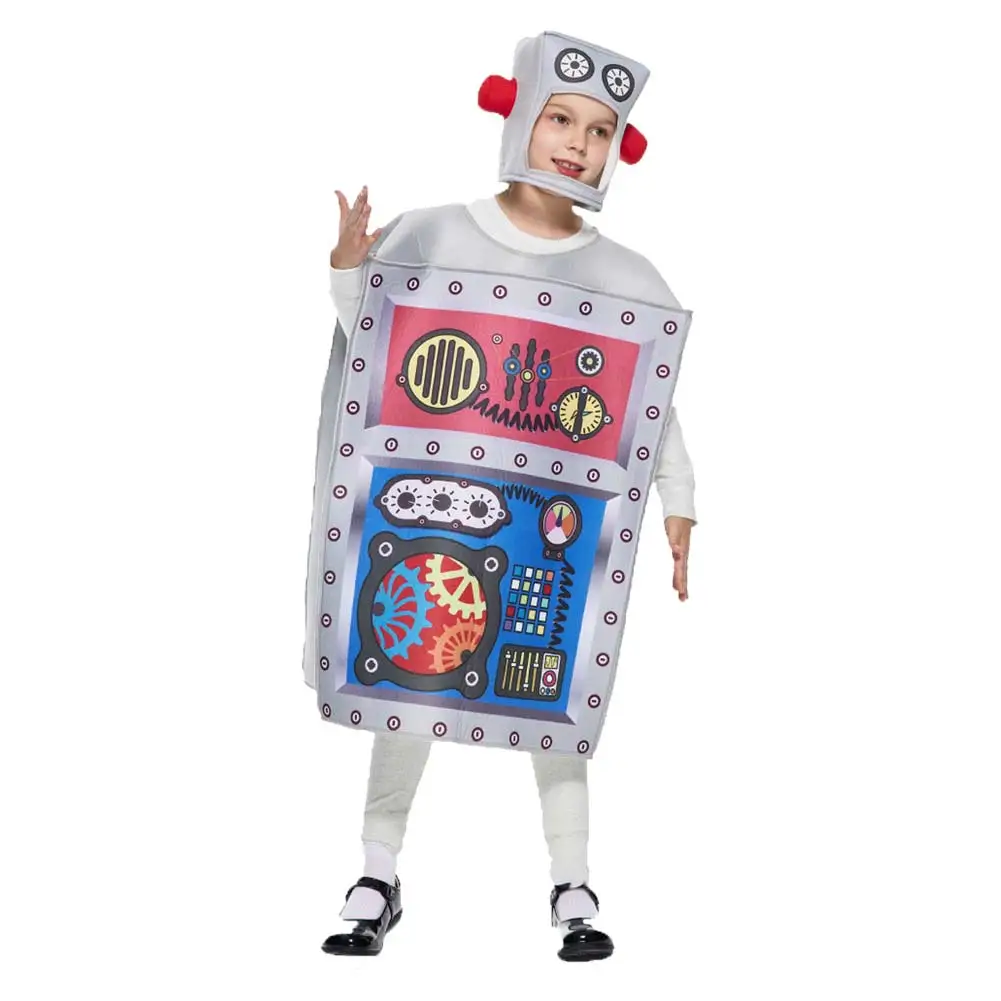 Wholesale Robot Cosplay Role Play Child Boys Girls Clothing Stage Performance Costume Kids Fantasy Fancy Dress Up Party Clothes