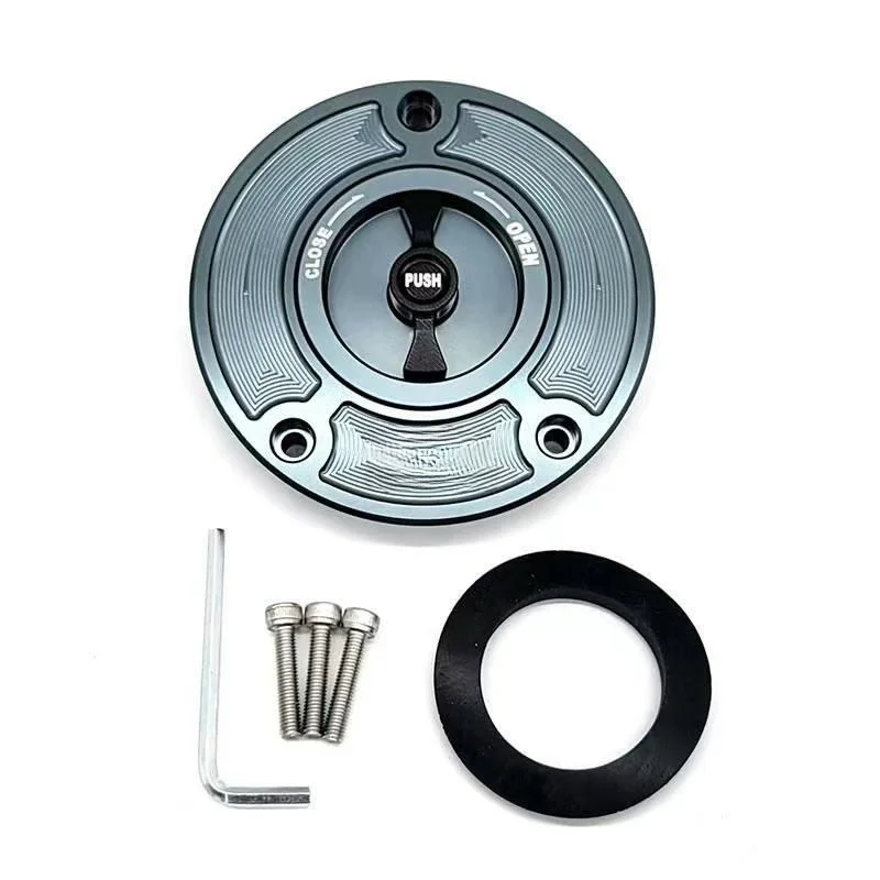 Motorcycle Keyless Motorcycle  For SUZUKI 04-13 GSXR750 GSXR600 Gas Cap Fuel Tank Cap Cover