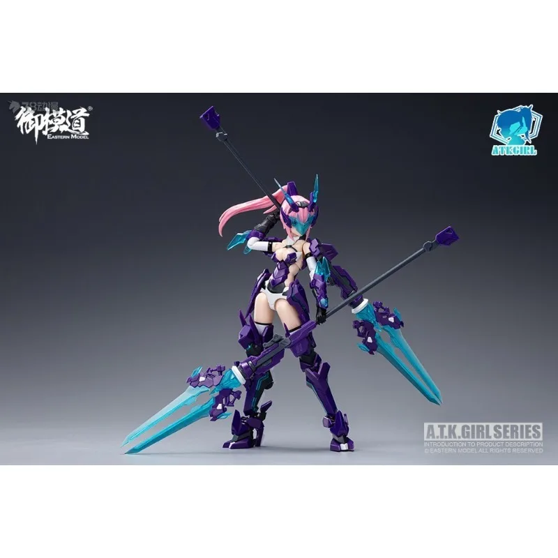 Em estoque padrão padrão original montagem de plástico série móvel qinglong figura de ação montagem modelo brinquedos modelo presentes para meninos