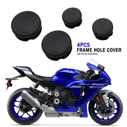 For Yamaha YZF R1 YZF-R1 2015-2022 2020 2021 R1M 2016-2018 Motorcycle Frame Hole Cover Caps Plug Decorative Frame Cap Set YZFR1