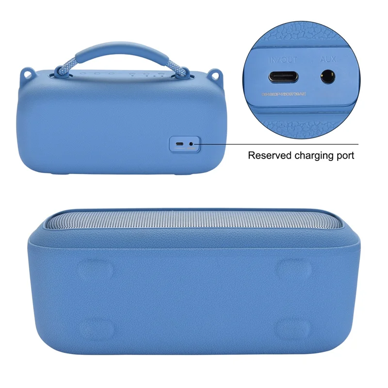AS95-Silicone Handle Cover Case Replacement For Bose Soundlink Max Bluetooth Portable Speaker