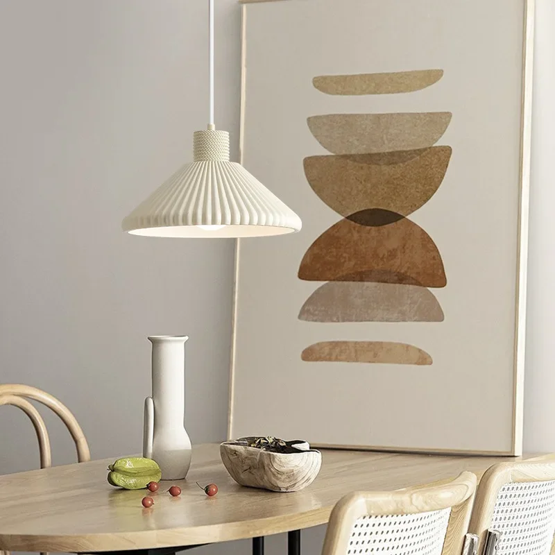 

SANDYHA Nordic Resin Pendant Lights Kitchen Island Hanging Chandelier Dining Table Lighting Led Lamp for Living Room Bedroom