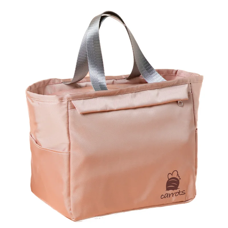 BYMONDY2pcs Thermal Portable Lunch Bag Large Capacity Compartment Bento Bags Thickened Aluminum Foil Waterproof Box for Work