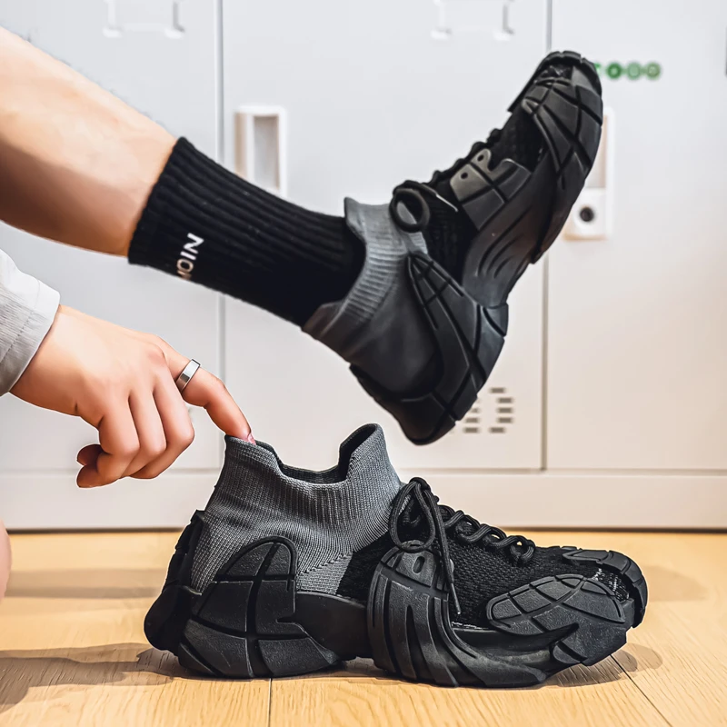 2025 new brand original comfortable lightweight sports running shoes men's breathable mesh casual sneakers