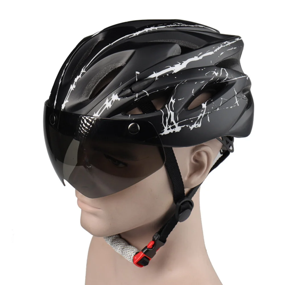 

Professional Bike Windproof Breathable Mountain Road Training Climbing Safety Riding Cap Removable Lens Cycle