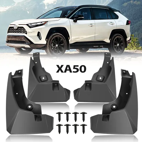 Imagen 1 del producto Guardabarros de coche para Toyota RAV4 XA50 2019 2020 2021 2022 2023 2024 2025 moldura guardabarros protectores contra salpicaduras guardabarros cubierta de guardabarros sucio
