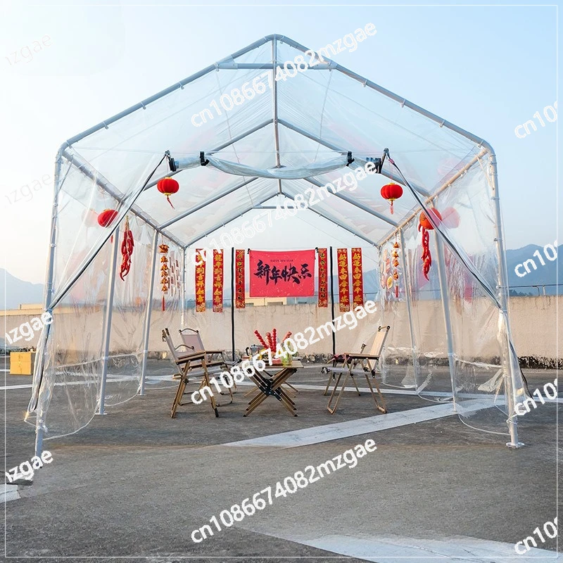 Winter windproof and warm tent, outdoor windshield, sunny and warm transparent tent, star shaped tent, bubble house
