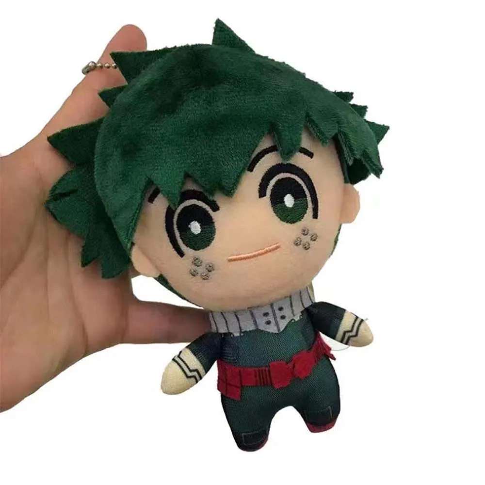 

23-25CM My Hero Academia Anime Izuku Midoriya Katsuki Bakugou Shouto Todoroki Plush Pendant Toy Soft Plush Doll Gift