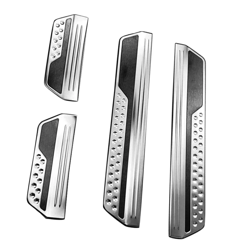 

Top!-Door Sill Scuff Plate Guard Protector Cover Trim for Honda Vezel HR-V E:HEV 21-22 Exterior Outer Welcome Pedal Guard B