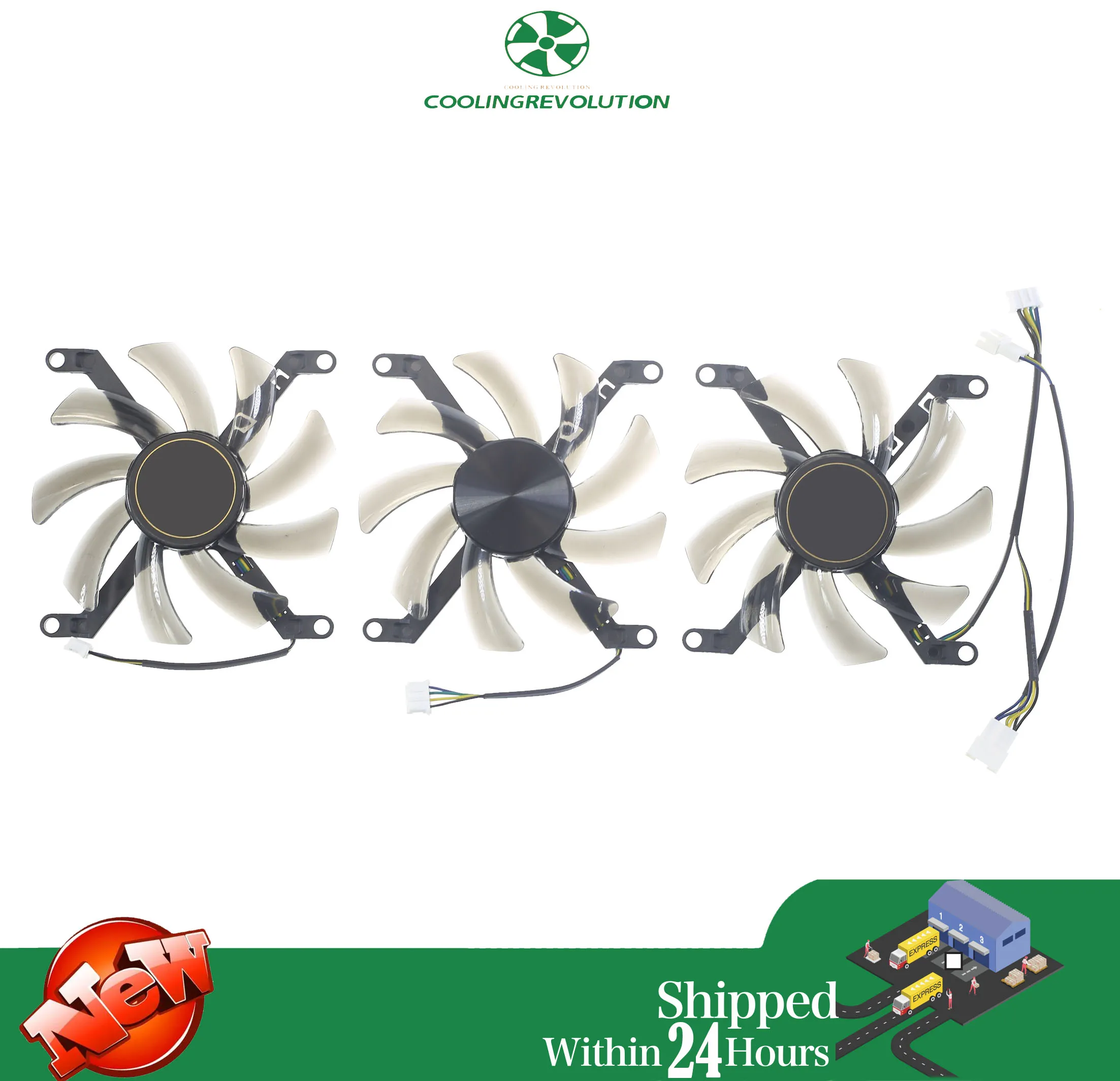 3PCS T129215SU 0.50A Graphics Card Fan For Manli GTX 1080 Ti GTX1080TI Gallardo Graphics Card Fan