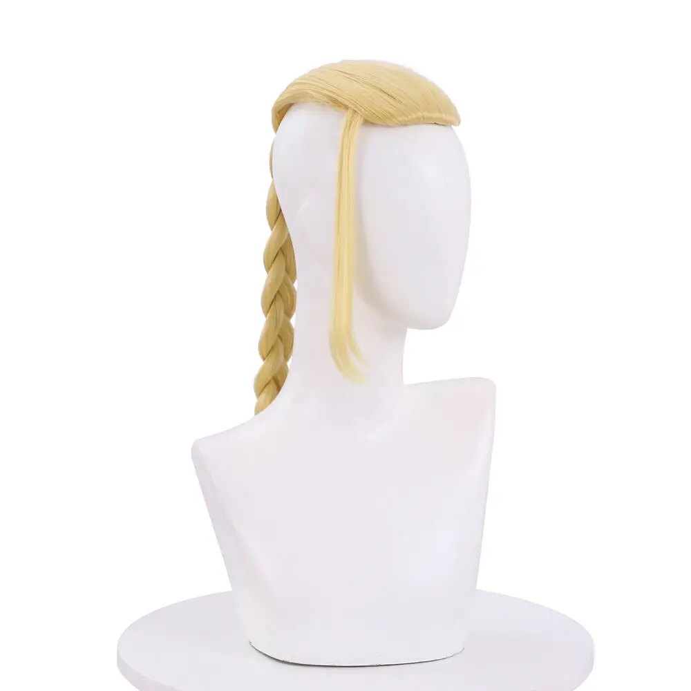 

Tokyo Revengers Cosplay Wig Ken Ryuguji Long Blonde Synthetic Braid Wigs