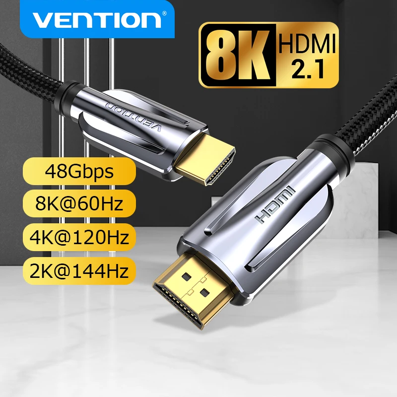 HDMI 2.1 8K 60Hz Cable for Gaming and Streaming