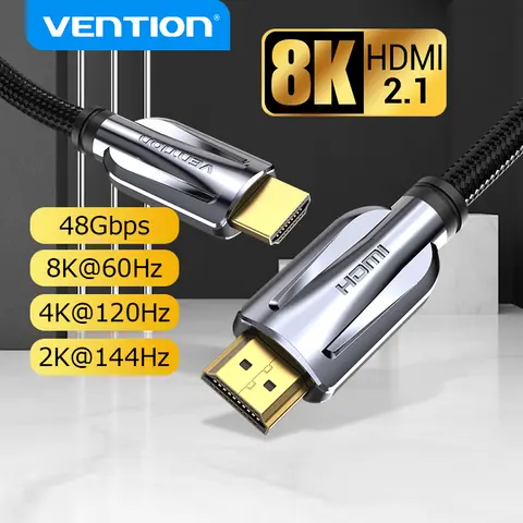 HDMI 2.1 8K 60Hz Cable for Gaming and Streaming VEnTIOn