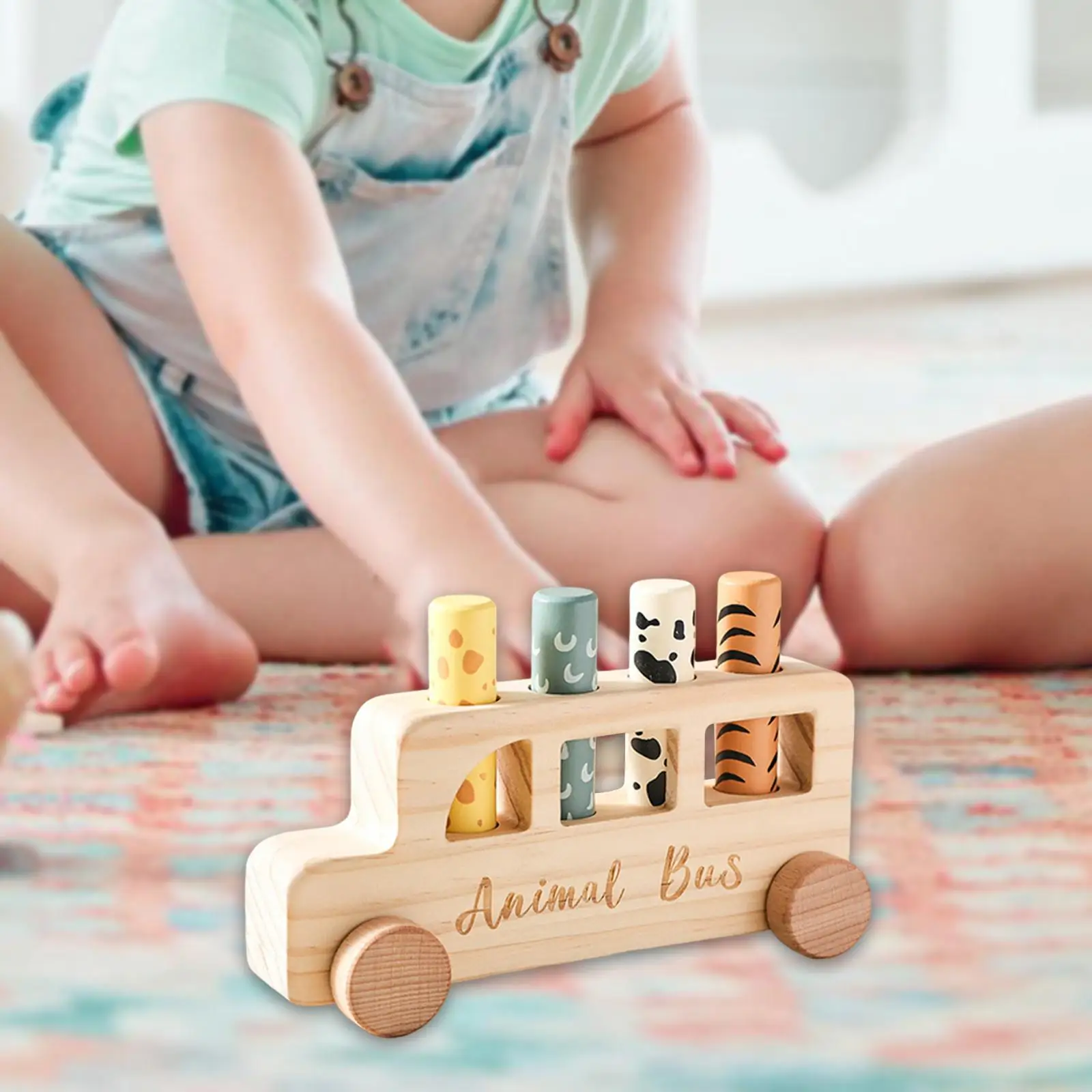 

Деревянные всплывающие игрушки, обучающая игра, легкое украшение, портативное средство для раннего обучения