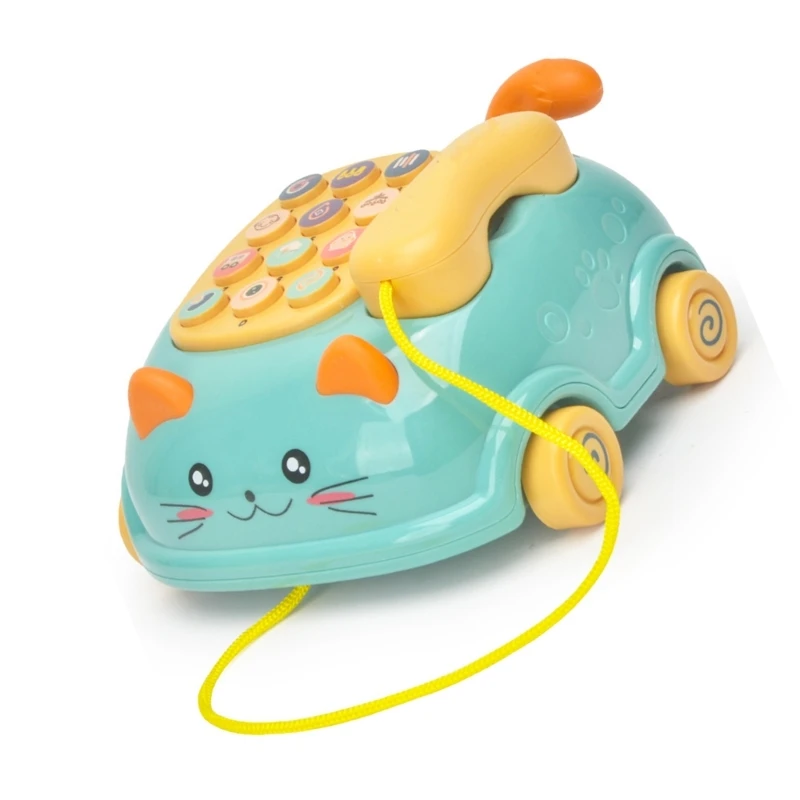 لعبة هاتف تعليمية للأطفال الصغار مع أزرار موسيقى تفاعلية لعبة نشاط للأطفال 15UB