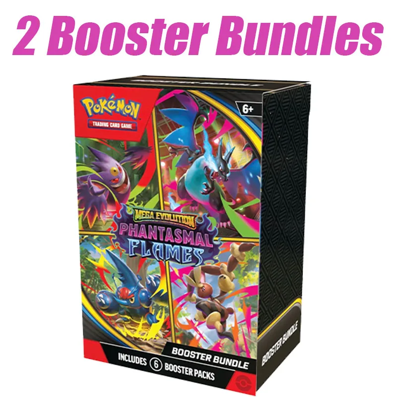 In Stock 100% Original Pokemon Mega Evolution Phantasmal Flames