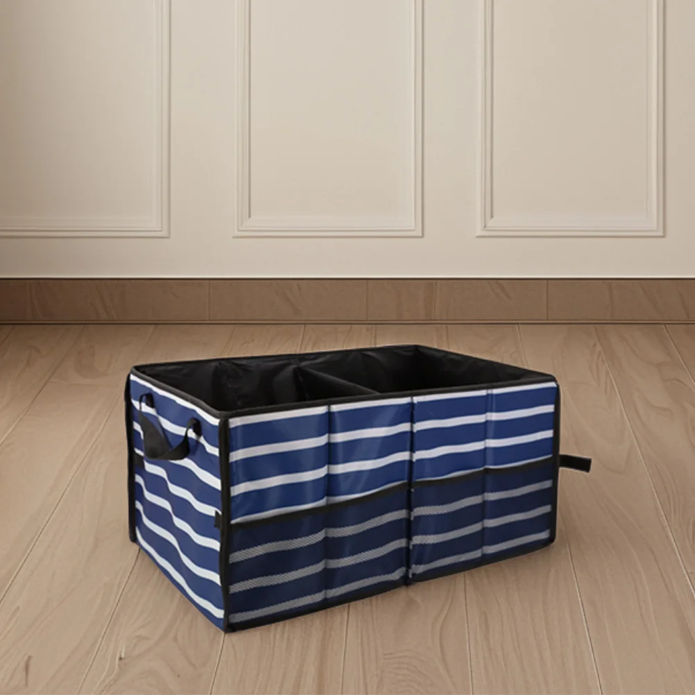

75L Large Capacity Trunk Organizer Box Foldable Storage Bin For Suv Car Accessories Waterproof Durable Trunk Organizer