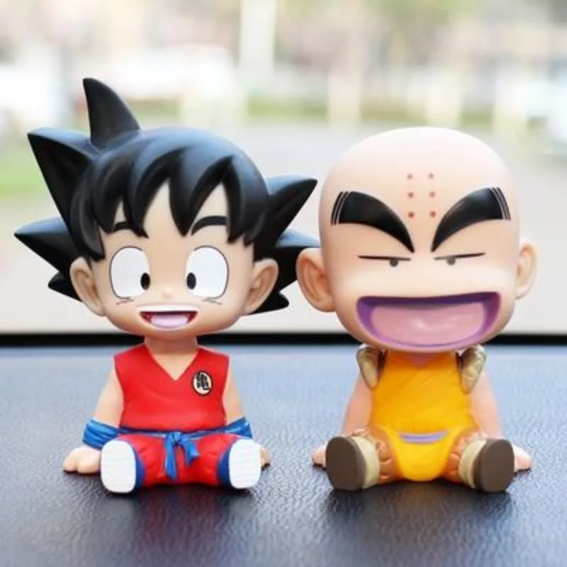 New Dragon Ball Son Goku Maestro Muten Creative Cartoon Car Bobblehead Ornament Personalized Anime Movie Car Interior Decoration