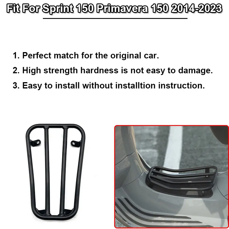 

For VESPA Sprint 150 Primavera 150 2014-2023 Sprint150 Primavera150 Motorcycle Front Foot Pedal Luggage Rack Bracket Holder