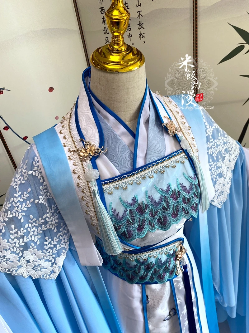 COS Ancient Costume Pattern ShimingShen Qingxuan Shen Lanzhou Cosplay Costume Mo Dao Zu Shi Tian Guan Ci Fu Han Fu Halloween