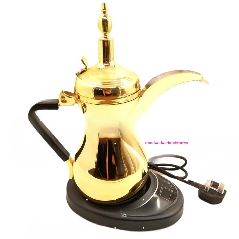 

Arabian Coffee Maker Middle Eastern Teapot Heated Stainless Steel Electric Brewing Tea Coffee
