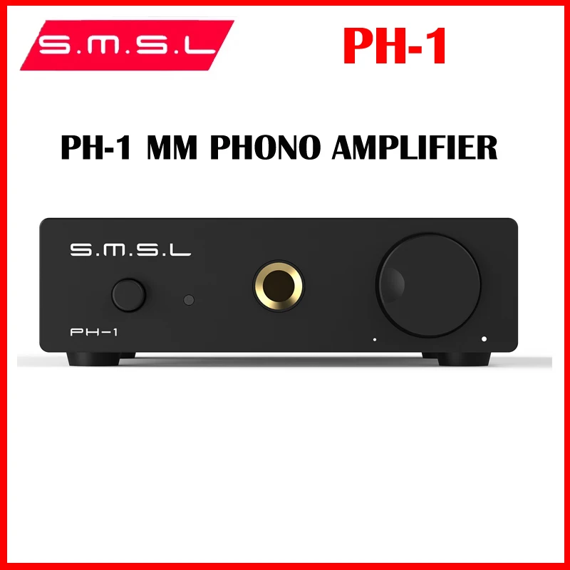 SMSL High Fidelity PH-1 MM PHONO AMPLIFIER Ultra-small body Super easy to use Ultra-low distortion — SMSL