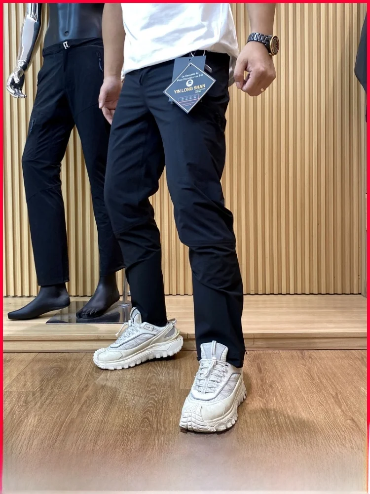 

High-End Outdoor Soft ell Waterproof Trousers Casual Guide Pants Windproof Breathable Outdoor Leisure Long Trousers