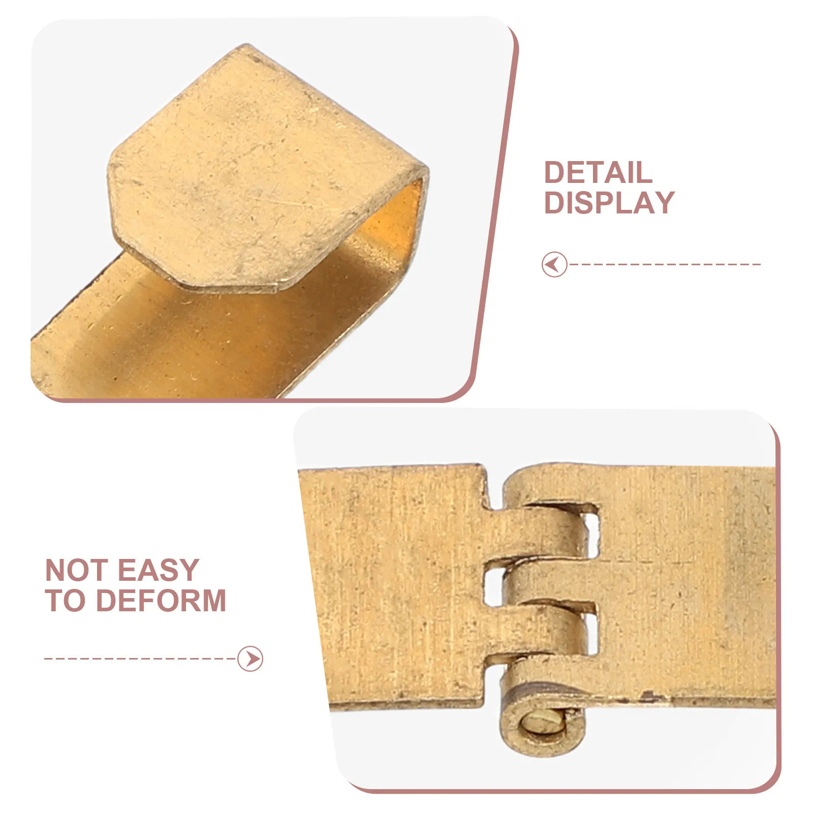 2Pcs Metal Lighter Hinge for Oil Rectangular Lighters Smooth Operation Grinding Wheel Repair Parts for Outdoor Use