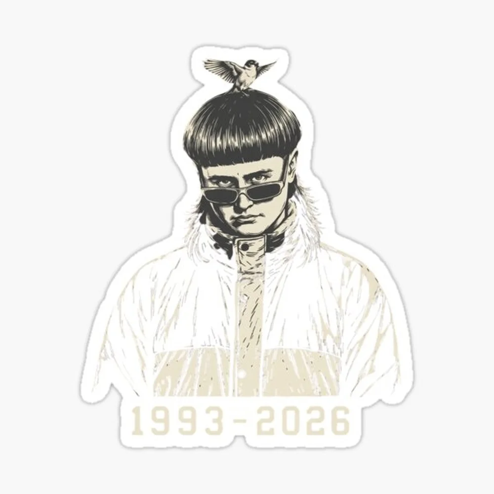 Oliver-Tree 1993-2026 RIP Bootleg  Sticker for Laptop Decor Bedroom Car Cute Cartoon Art Fashionable Public Suitcase
