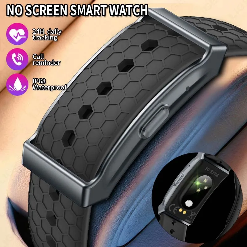 

LIGE No Screen Smart Watch Men's Sports Outdoors Fitness Heart Rate Monitor IP68 Waterproof New Smartwatch For Andrio IOS 2026