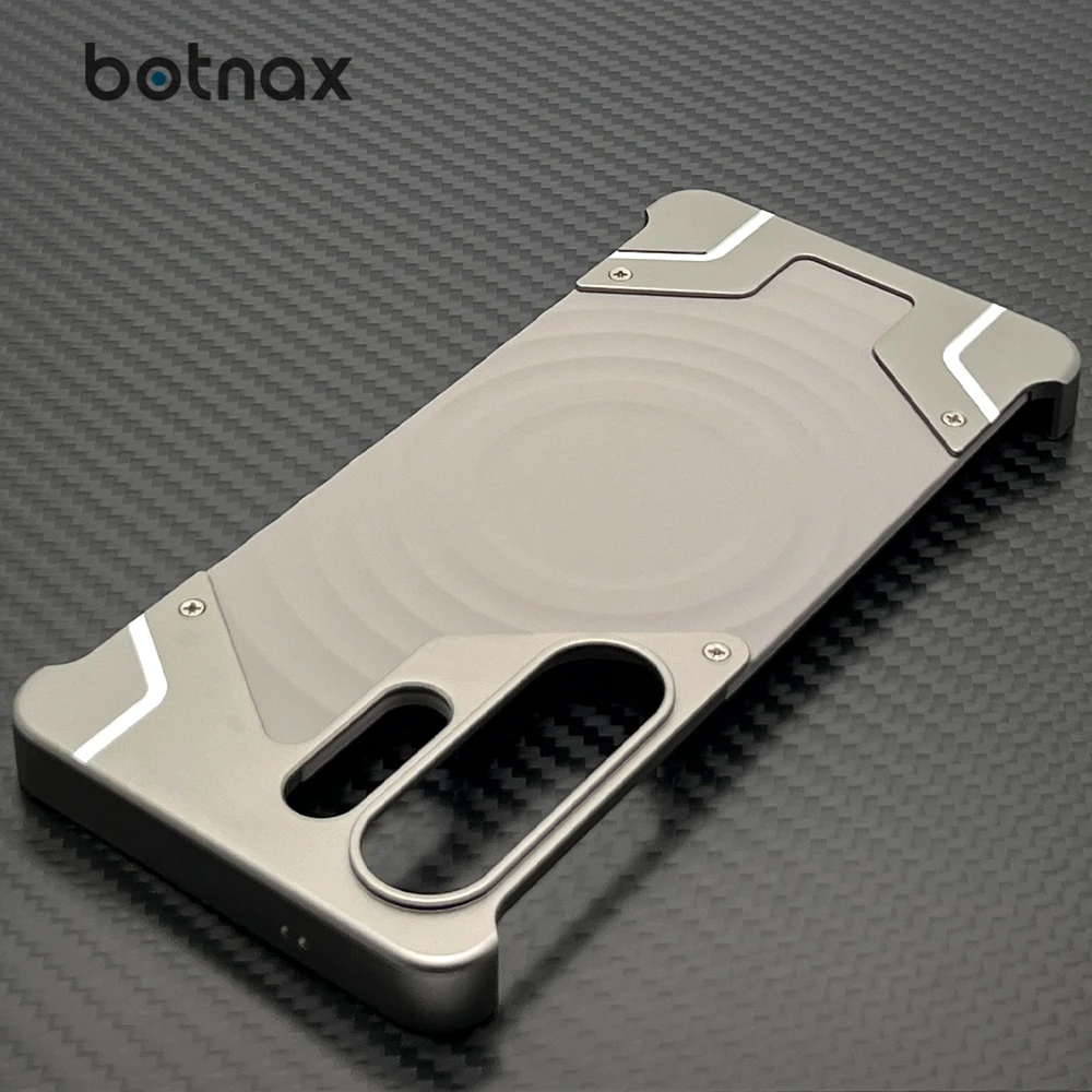 Aluminum Metal Frameless Case for Samsung S26 Ultra Cover Galaxy S26 U Rimless Soft Silicone Back Skin Protective Shell Coque