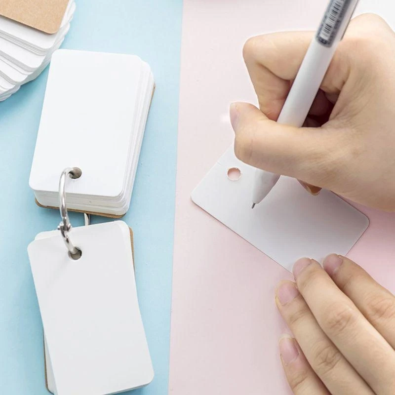 Simple DIY INDEX Cardboard Cover Blank Paper Card Memo Pad закладка для закладки переплета лучшая продажа