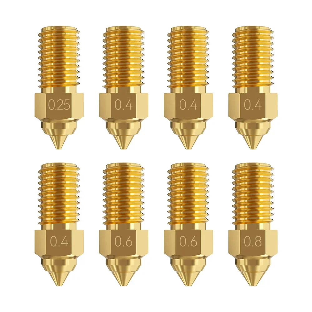 Creality Ender-3 V3 SE High-speed Brass Nozzle Kit High-quality Brass High Hardness Strong Thermal Conductivity Smooth Extrusion