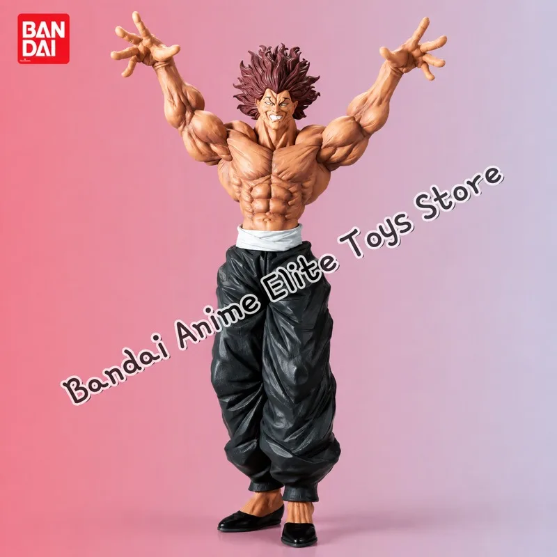 In Stock Bandai Original Banpresto Baki Yujiro Hanma Action Figure Model Doll Brand New Boxed Anime Characters Toys Model Garage