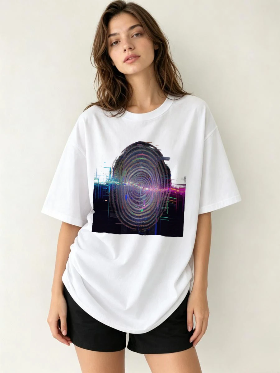 T-shirt respirant à col rond et découpes, motif Bonheur, Joie, Art, Plaisir, Création, Délice, Travail, Contenument, Satisfaction