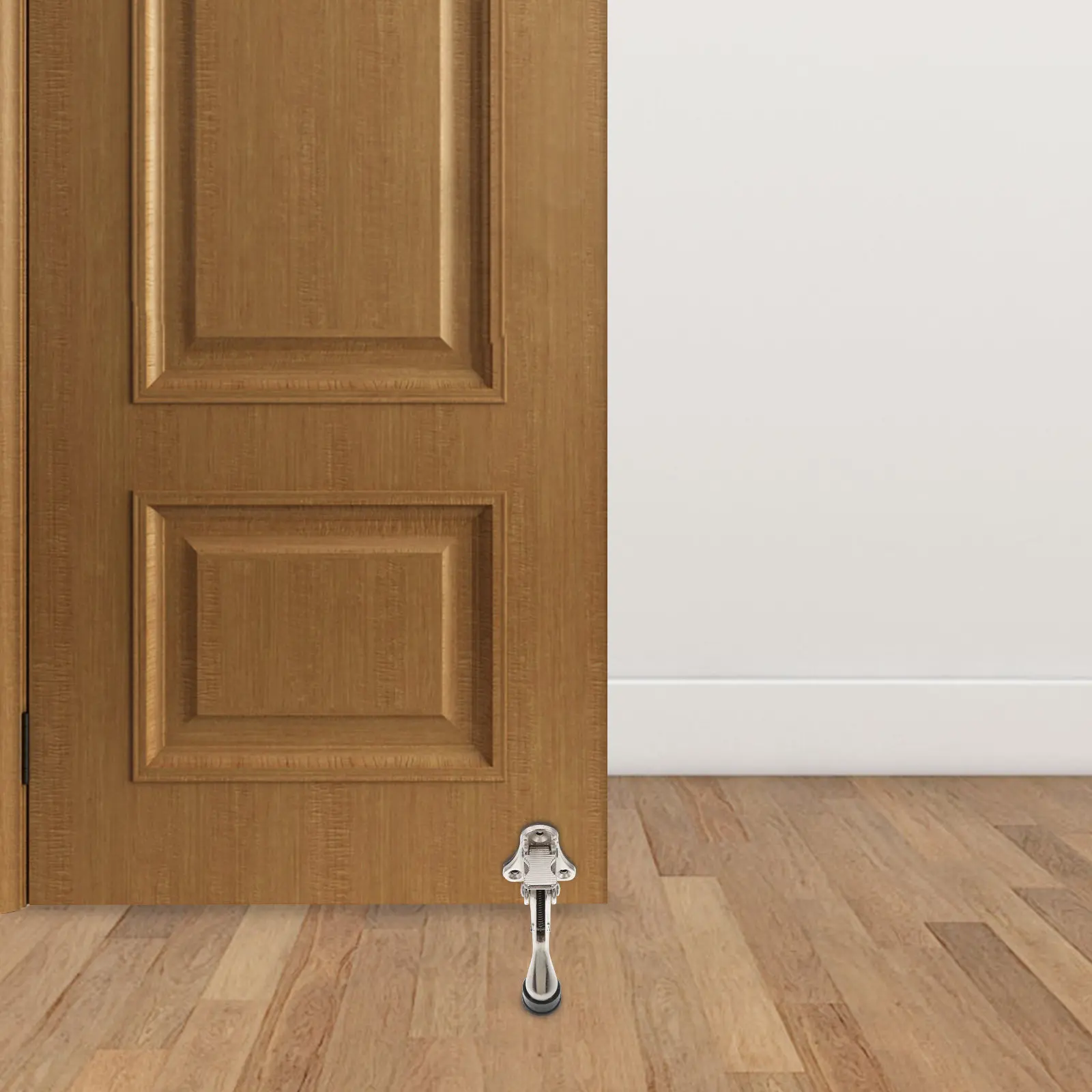 Heavy Duty Adjustable Foot-Operated Door Stopper for Commercial Garage & Household Doors