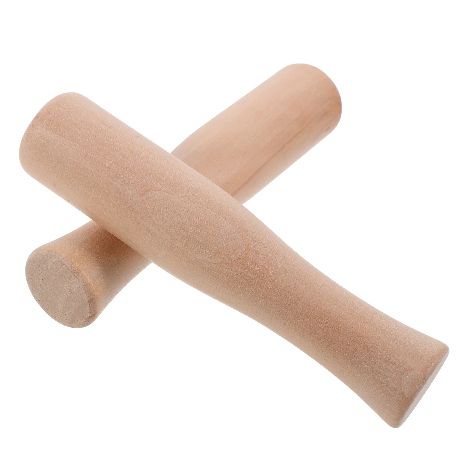 

2 Pcs Kitchen Grinding Stick Sauerkraut Pounder Food Complementary Spice Beech Utensils Wood
