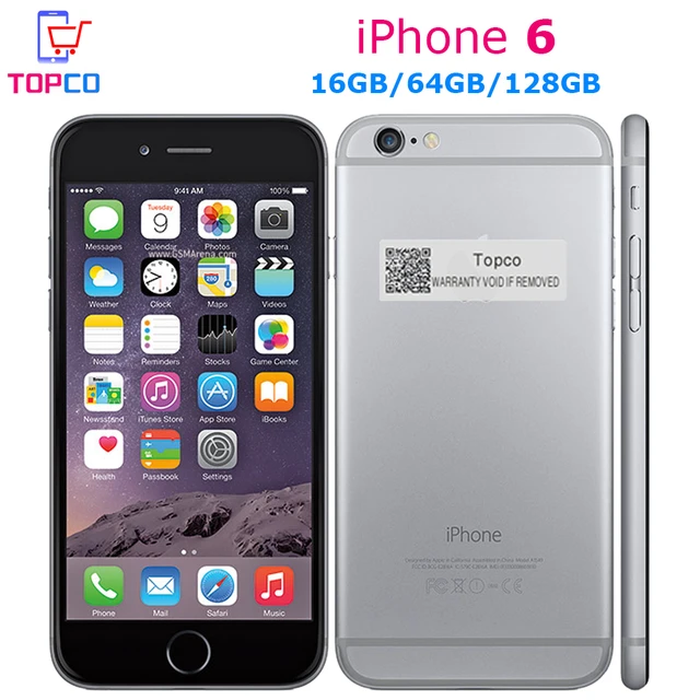 Iphone 6 16gb/64gb/128g Mobile Phone Unlocked Original Dual-core 1g Ram 4.7  Inches 8mp Camera Wifi Gps Cell Phone Dropshipping - Mobile Phones -  AliExpress