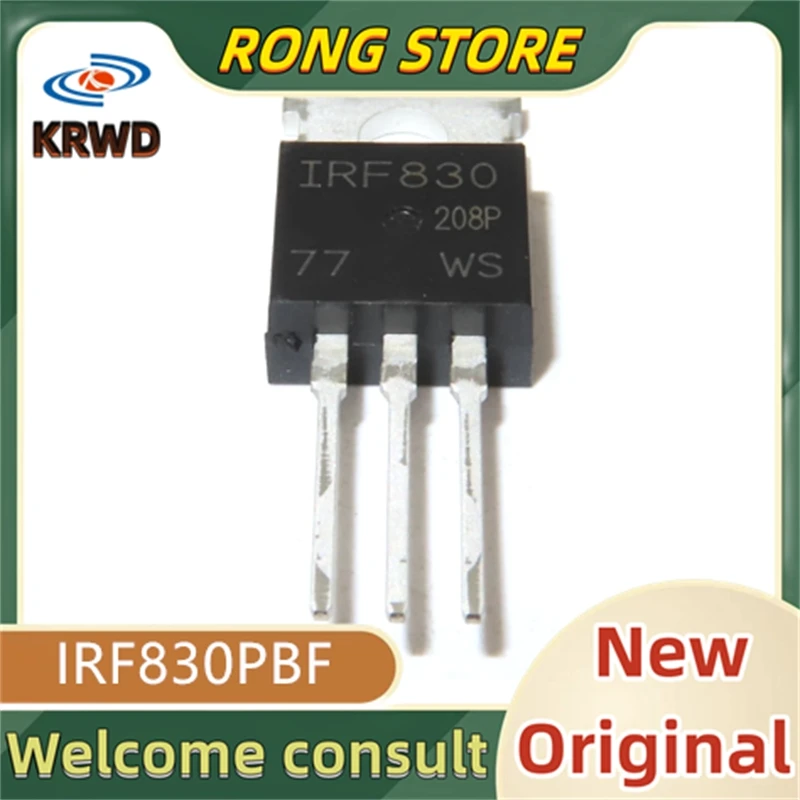 5PCS IRF830 New and Original IRF830PBF IRF830 IRF830P