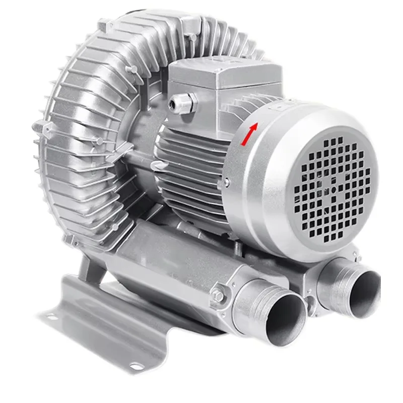 

High air Pressure 1hp 220V 50hz Aluminum case Ring Bower air Blowers for Industrial Water Treatment Aeration Fish Pond Shrimp