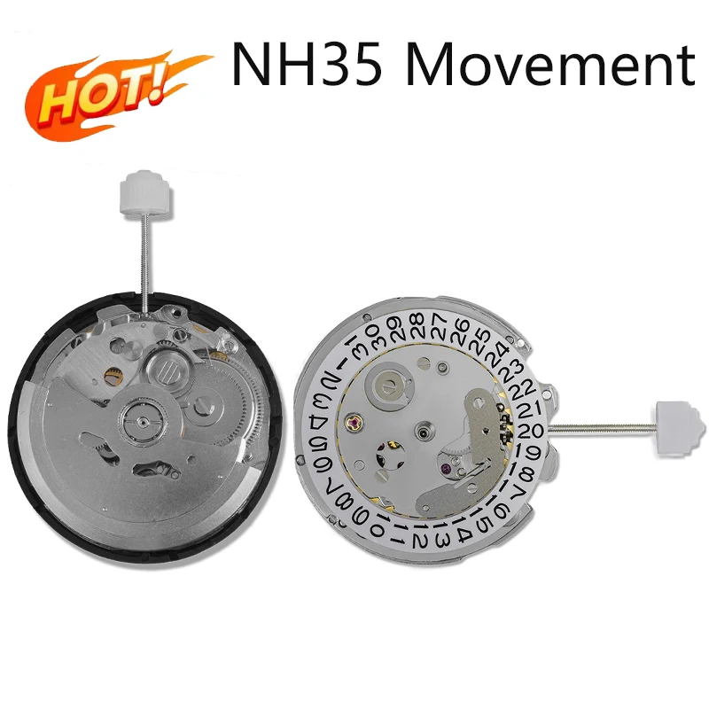 

Китайский механизм NH35 может заменить японский механизм NH35, с датой на 3-й часовой отметке, высокоточный автоматический механический механизм NH35.