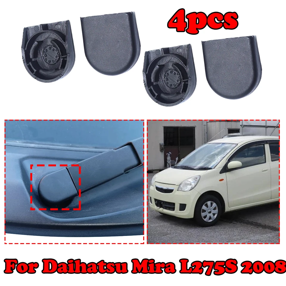 パーツ DAIHATSU Mira L250V 4pcs For Daihatsu Mira L275S 2008 Front Windshield Washer Wiper