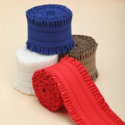 1m Wave Elastic Band for Sewing Trousers Skirt Belt Rubber Bands Ribbon Clothes Waistband Tape DIY Accessories 5cm Width