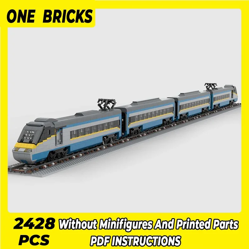 Technical Moc Bricks City Car Model Czech High Speed Train Modular Building Blocks Gifts Toys For Children DIY Sets Assembling