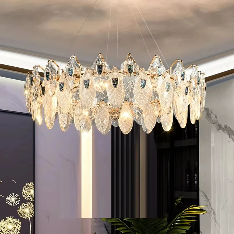 

home decorationPendant lights, luxury crystal living room chandelier, dining room Pendant lamp, ceiling light, indoor lighting