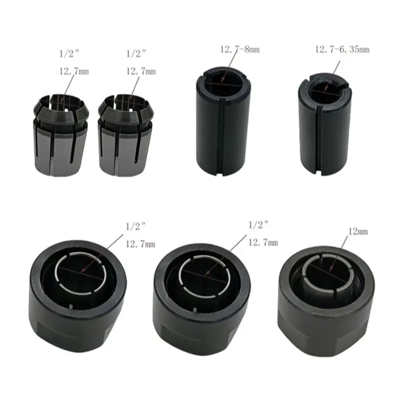 ABMH-Woodworking Router For 3600H MT360 Replacement Parts- Collet Nut& Kit 763622-4 763629-0, Power Tool Spare Accessorie