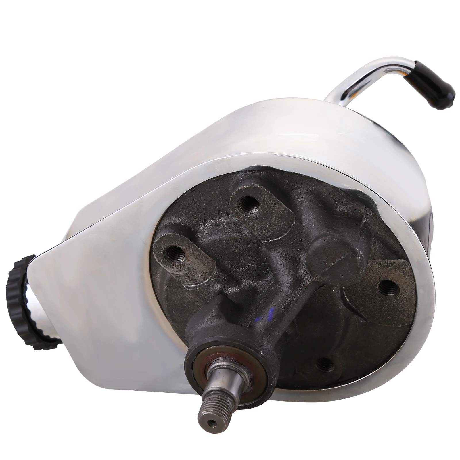 Power Steering Pump Compatible for 73-74 SB BB Chevy Chrome Saginaw 5/8