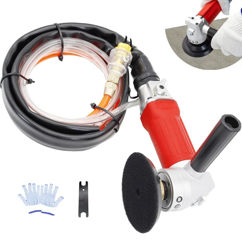 Air Wet Polishing Machine Concrete Water Sanding  Pneumatic Air for Marble Granite Stone Materials